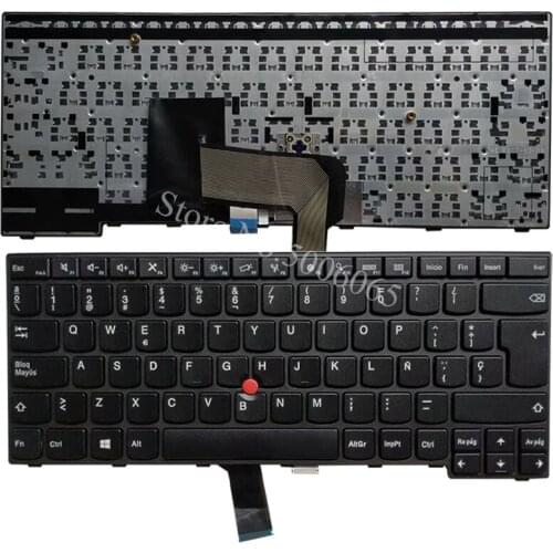 NEW SP laptop keyboard FOR LENOVO THINKPAD E450 E450c E455 E460 E465 Spanish keyboard FRU 04X6191 black