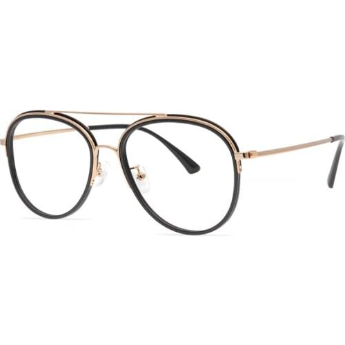 Round frame glasses face small frame glasses