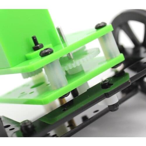 Front axle steering mechanism Remote control car parts steering gear assembly for Assemble car model