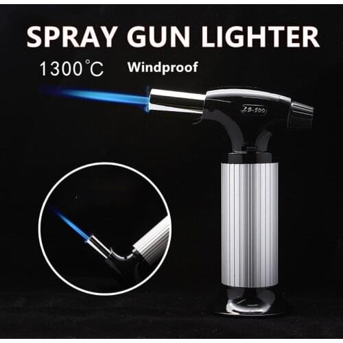Spray Gun Welding Torch Windproof Lighter Creative Butane Gas Lighter Cigar Tube Kitchen Lighter Multifunctional Lgnition Tool