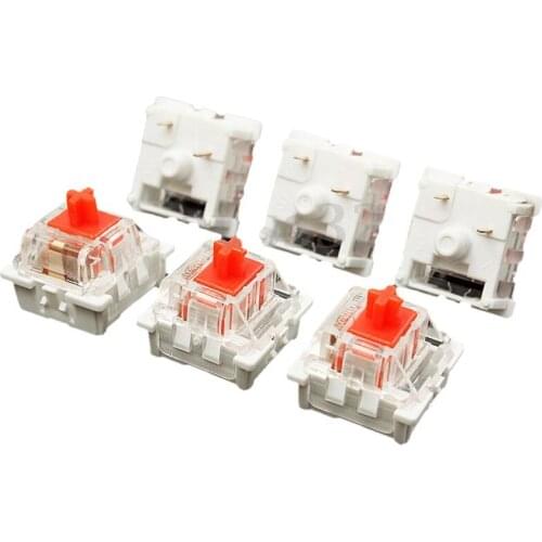 10Pcs Plastic For Cherry Red 3 Pin MX RGB Mechanical Switch Keyboard Replacement