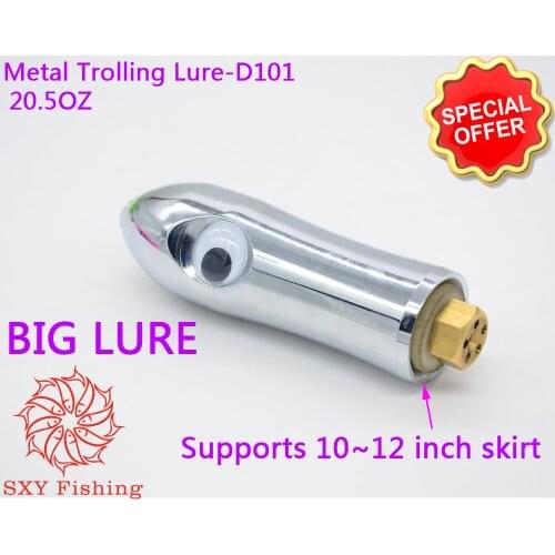 SXY FISHING DIY Jet Head D101 20.5OZ Metal Trolling Lure Trolling Bait Deep-sea fishing bait Artificial bait Fake bait
