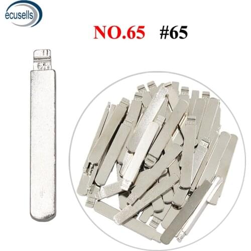 10PCS, NO.65 Universal Remotes Flip Key Blade 65# for Subaru SUB1 DAT17 KD Remote