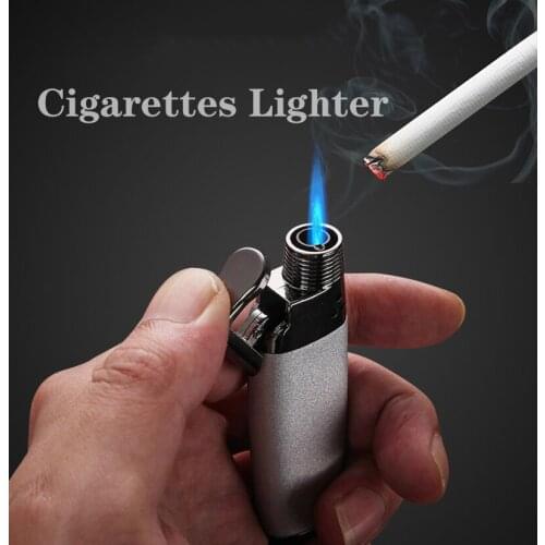 HONEST Upscale Metal Gas Lighters Jet Torch Turbo Lighter Butane Flame 1300C Gadgets for Men Smoking Cigarette Accessories