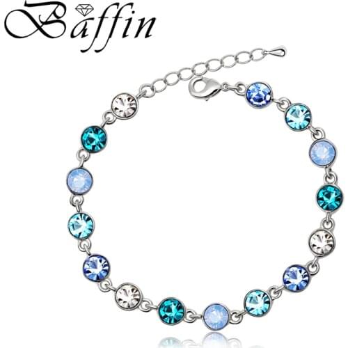 Baffin New Design for Women Must-have 3 Colors Multi Crystal From SWAROVSKI Bracelet for Mothers Day Gift