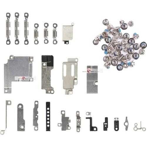 1set Full screws For iPhone 5G 5S 6G 6S Plus Accessories Inside lcd screen battery home button Small Metal Bracket Shield