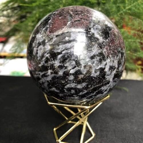 70-80mm Rare Beautiful Garnet Ball Crystal Ball Mineral Healing Hot