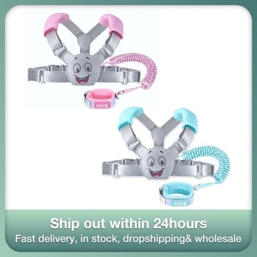 2.5M Child Safety Anti-lost Wristband Cute Cartoon Shape Children Anti Lost Traction Rope Strap Bracelet 2 In 1 Leash Outdoor