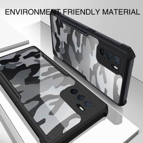 Rzants For OPPO A16 Case Hard [Camouflage Beetle ] Cover TPU Half Clear Phone Shell Military Cool Casing