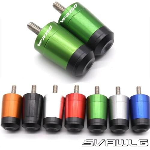 CNC 22MM Handlebar Grips Handle Bar Cap End P For Honda VFR750 VFR 750 1991 1992 1993 1994 1995 1996 1997