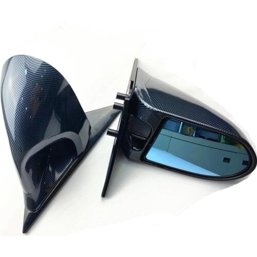 For Honda For Civic Spoon Side Door Manual Mirrors carbon fiber look EG EK
