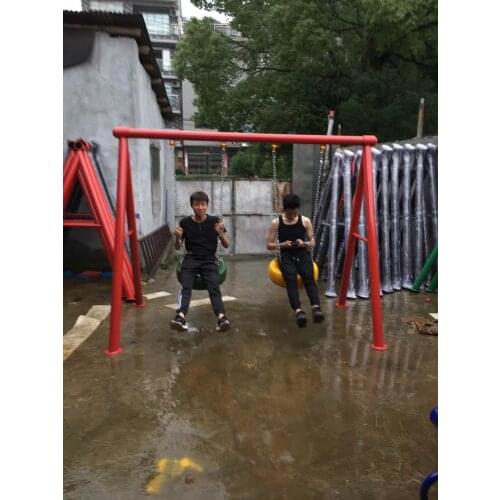 Outdoor baby swing chair playground childrens plastic slide garden toys seat kids monkey bars set children child swing nest Q60