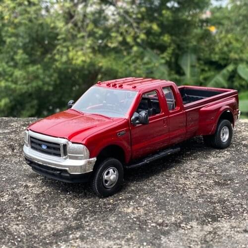 Diecast 1:32 Scale Ford F-350 Pickup Alloy Simulation Car Model Adult Collection Static Decoration Gifts Toys for Boys