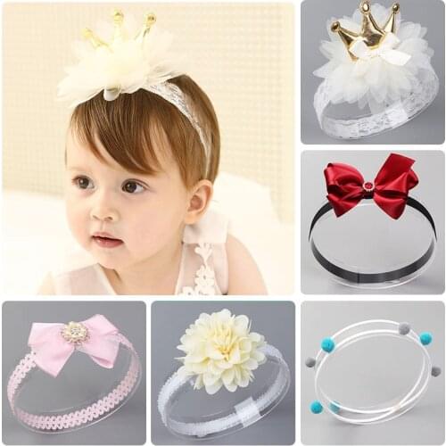 Fashion Newborn Toddler Headband Childrens Cute Hair Accessories Flower Baby Headbands Girl Elastic bands Headwear 23 styles
