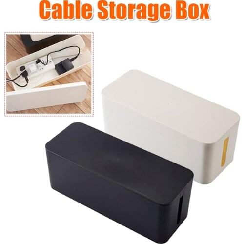 Plastic Wire Cable Storage Box Power Line Junction Organizer Box Power Board Set-top Box Socket Patch Panel Finishing Box Office