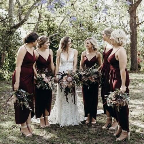 Bridesmaid Wedding Party Guest Dresses 2020 Womans Evening Formal Night Long Dress Gown