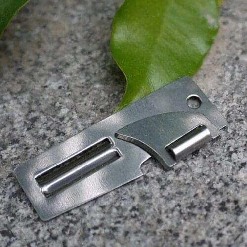 Portable double-sided sharp peeler bottle opener fruit food peeling stainless steel outdoor kitchen EDC tool