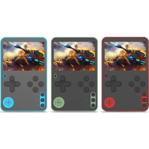 K10 Mini Portable Video Game Console Handheld 2.4 inch for Children Player Gifts Ultra-thin Card Retro Video Game Console