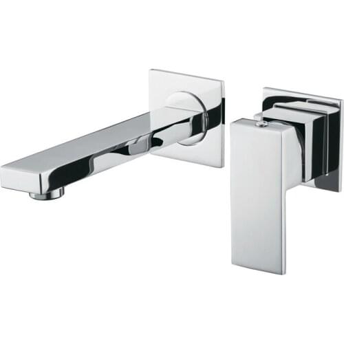 The bathtub faucet 2 Separate basin taps chrome finish bathroom basin faucet of chrome faucet BF026