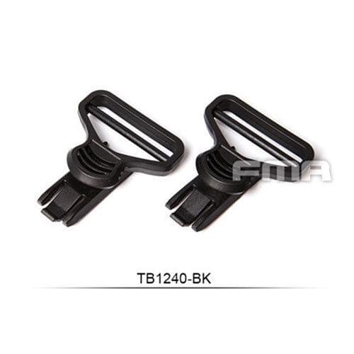 FMA Tactical Goggle 360 degree Swivel Clips 1.5" for Helmet Side Rails TB1240-BK