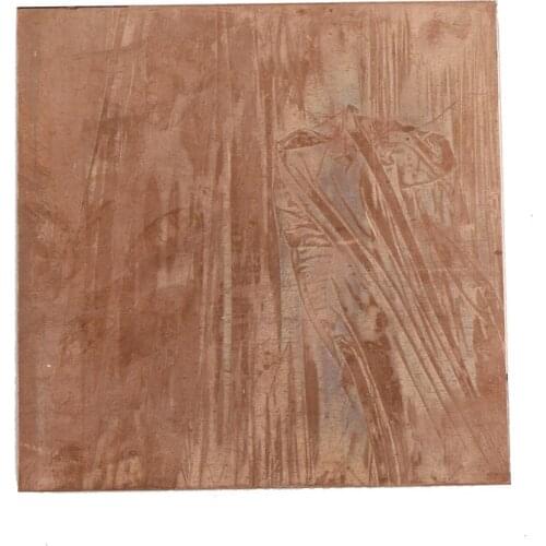 1pcs 99.9% 100x100x1mm Copper Cu Metal Sheet Plate Nice Mechanical Behavior and Thermal Stability High Quality Tool Parts