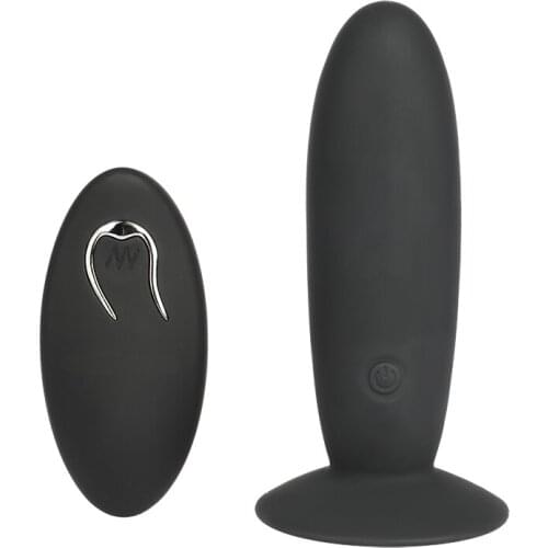 12 speed Wireless Remote Control Smooth Electric Anal Plug Prostate Massager Big Butt Plug Dildo Vibrator Sex Toys for Men Women