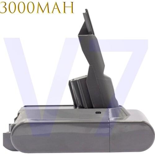 2021 Models 21.6V 3.0Ah Li-lon Rechargeable Battery For Dyson V7 FLUFFY V7 Animal V7 Pro Vacuum Cleaner Replacement L70