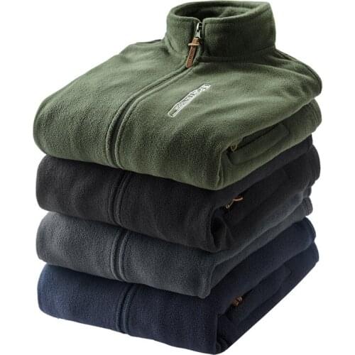 5XL Plus Size Winter Thick Warm Fleece Jacket Windbreaker Coat Men Spring Autumn Casual Outfits Tactical Army Military Jacket