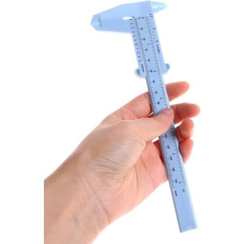 Double Scale Plastic Vernier Caliper Ruler Measuring Student Calipers Size Measuring Tool