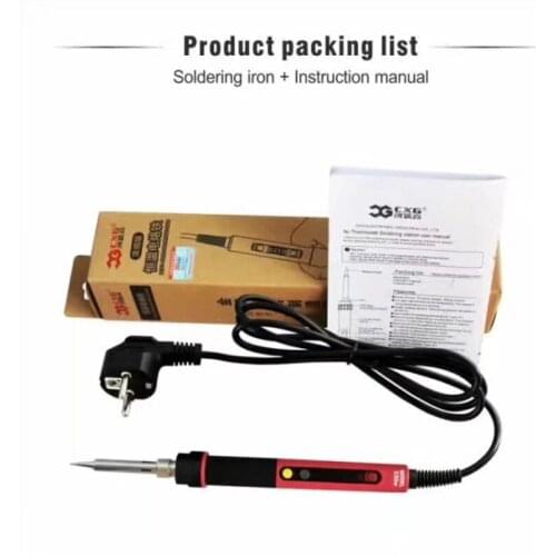 CXG E110W Electric Soldering Iron EU Digital LCD Adjustable NC thermostat Electric Soldering Iron Handle Kit Set Welding Repair