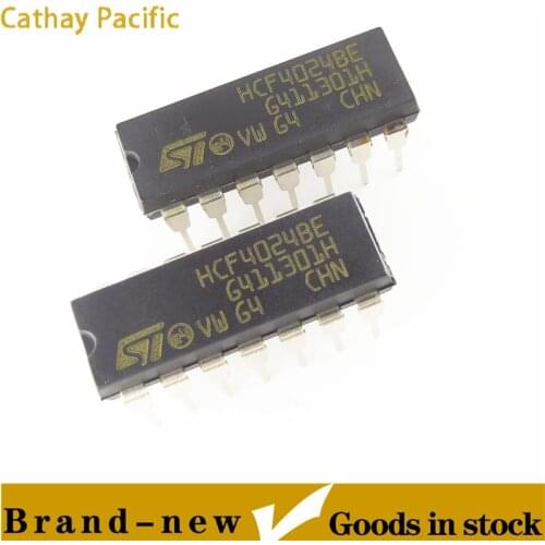 HCF4024BE Logic » Counters IC,COUNTER,UP,7-BIT BINARY,CMOS,DIP,14PIN,PLASTIC