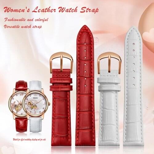 Leather Strap Is Suitable For Ltp-v007l / 1208 / Lth-1060 / 4048 Female Watch Chain And Accessories12 14 16 18 19 20 22mm
