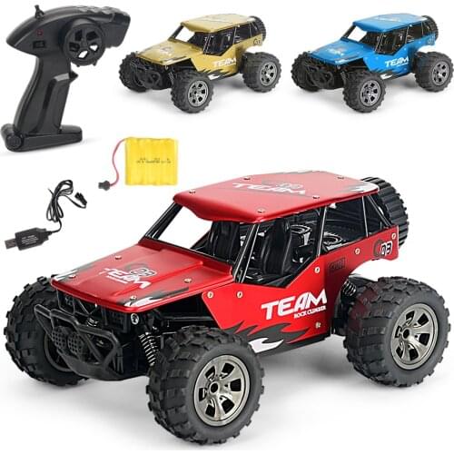 1:18 Alloy High Speed RC Car Off-Road Climbing 2.4G Radio Remote Control Car Trucks Boys Offroad Toys For Children Kids Gifts