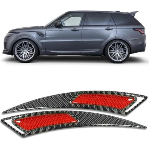 Carbon Fiber Wheel Eyebrow Sticker For Land Rover Defender Discovery Evoque Freelander Range Rover lr2 lr3 lr4