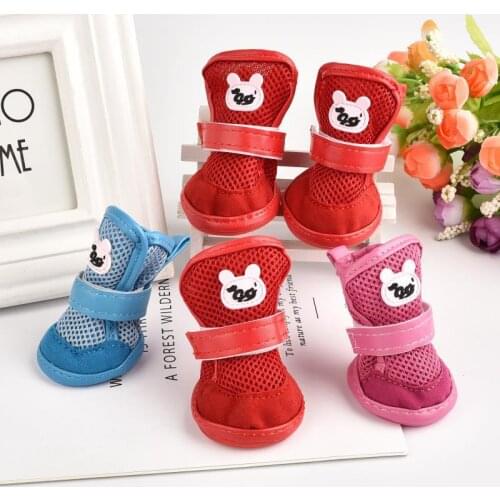 Pet Dog shoes Waterproof chihuahua Anti-slip boots zapatos para perro puppy cat socks botas sapato para cachorro chaussure chien