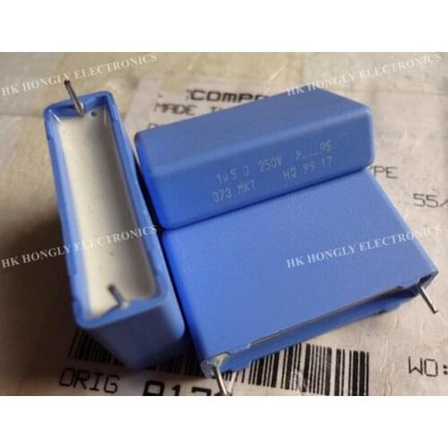 10PCS 1u5 J 250V 373 MKT MKT373 1.5UF J=5% 155 P=27.5MM FILM CAPACITOR