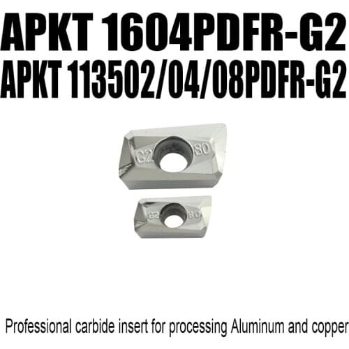 APKT1604PEFR G2 1135 turning tool carbide insert Lathe CNC milling tools cutter specialize in Aluminum copper nonferrous Metal