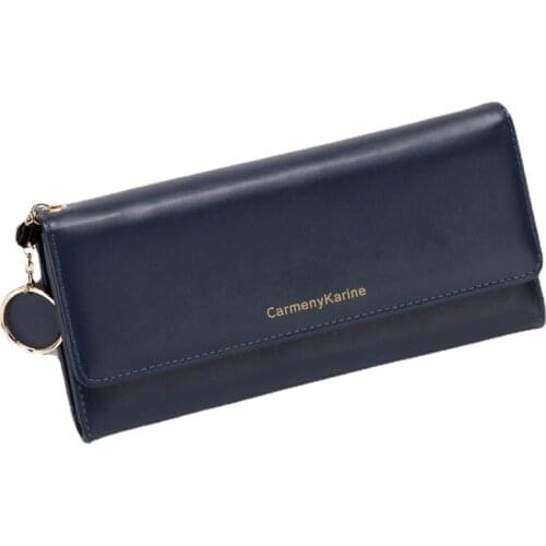 Womens Wallet Long Wallet Womens Three Fold Bag Multifunctional Wallet Zero Wallet Womens Wallet