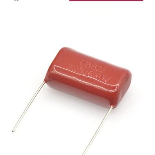 10PCS 630V225J Pitch 25MM 2.2UF 2200NF 225 630V CBB Polypropylene film capacitor