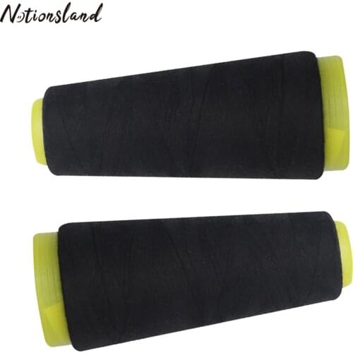 1000M Black Sewing Threads 40s/2 Polyester Thread Spools for Hand Sewing & Embroidery Stitching Quilting Thread DIY Craft