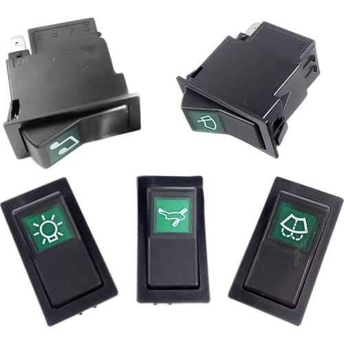 Excavator wiper headlight water spray switch excavator accessories For DOOSAN DH220/225/258/300-5-7-9 DX DAEWOO