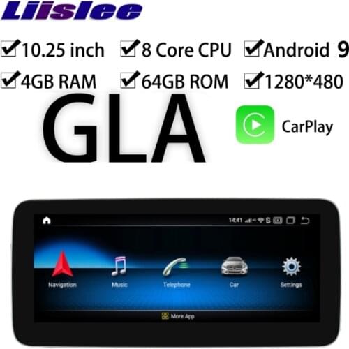 LiisLee Car Multimedia GPS Audio Radio For Mercedes Benz MB GLA Class X156 180 200 250 2013~2019 Original NTG Navigation NAVI