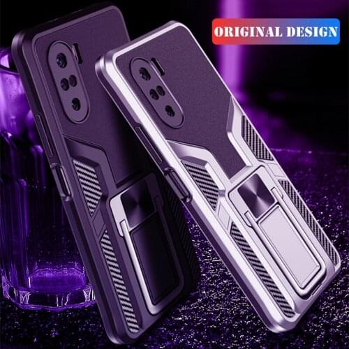 Magnet Case For Xiaomi Mi 10T Lite 11 10i Little Poco X3 NFC Pro F3 M3 Metal Stand Case Cover For Redmi Note 9 10 Pro 9S 9A 10S