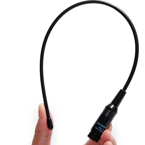 Nagoya NA-771 SMA-M Male Dual Band Soft 144/430MHz Antenna for Baofeng Yaesu TYT TH-UV8000D/E MD-380 Wouxun Walkie Talkie Radio