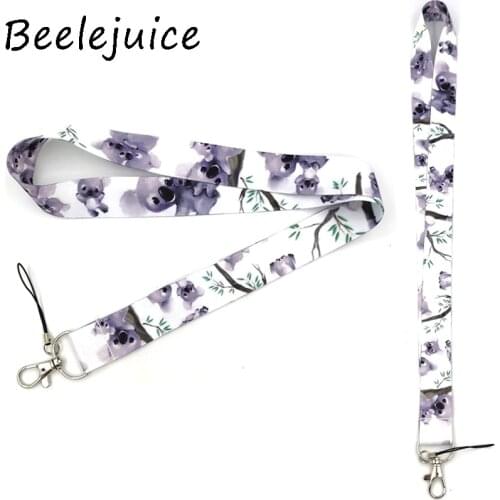Koala bear Mobile phone lanyard For keys ID Card Pass Gym USB badge holder DIY Hang Rope Tags Strap Neck Lanyards