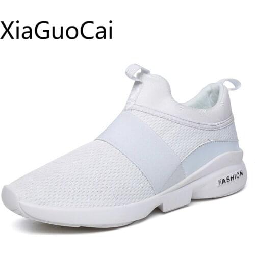 Spring and Autumn Newest Mens Casual Shoes Leisure Mesh Breathable Mens Round Toe Casual Shoes Sneakers