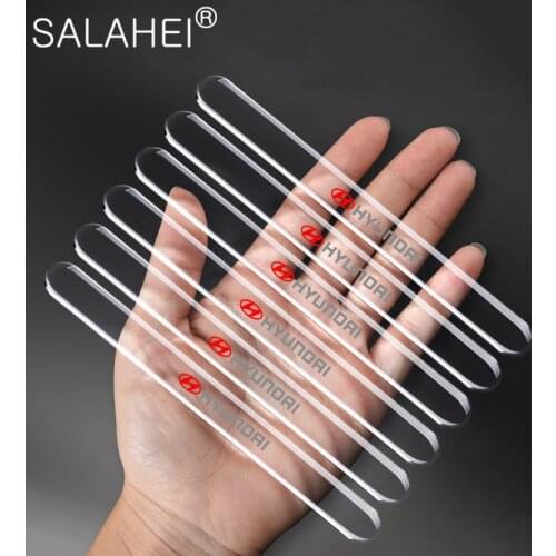 For Hyundai Tucson Mistra Lafesta Elantra Accent IX35 I10 I20 I30 Azera Sonata 6X Car Door Edge Guards Anti-Scratch Bumper Strip