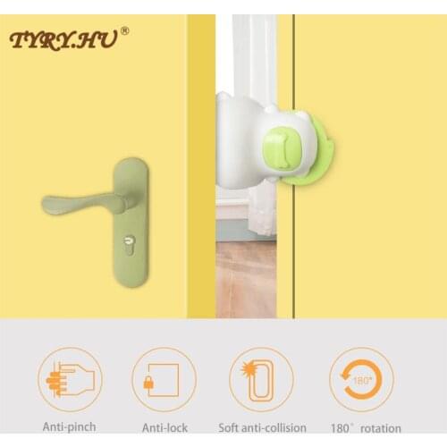 Durable Safety Cushion Childproof Bumper Door Pad Door Blocker Anti Clip Hand Toys Decoration Baby Safety