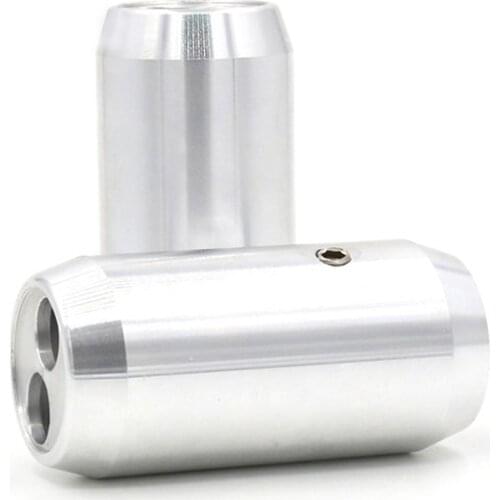 4 Pcs JY0206 10mm Boot Aluminium Audio Cable Wire Pants Speaker Wire Y Splitter for Audio Cable