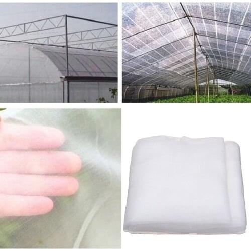 5m/10m PE Nylon Pest Control Screen Net Vegetables Fruits Flowers Plant Protection Cover 100 Mesh Greenhouse Garden Netting